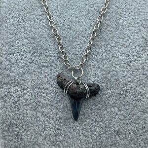 Handmade Lemon Shark Tooth 26" Necklace Wire-Wrapped w Tooth from Jupiter, FL